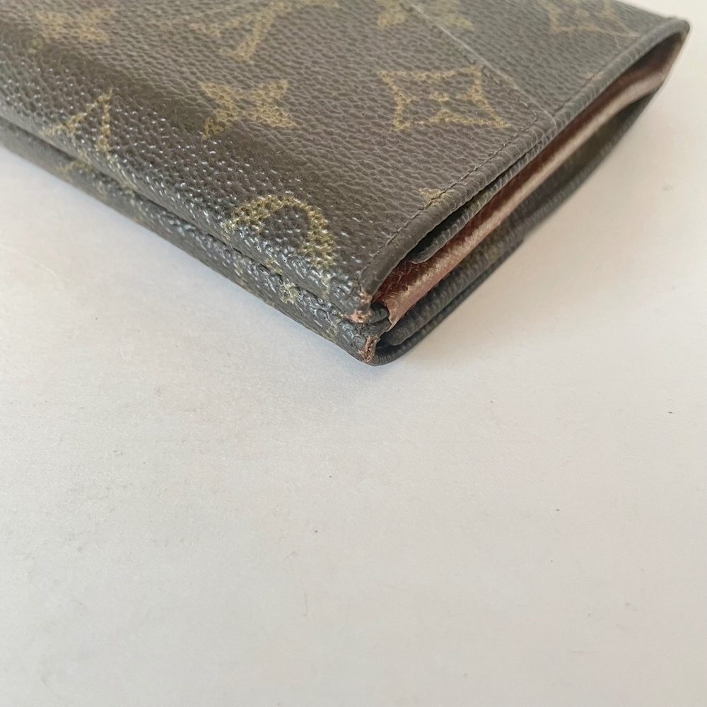 Louis Vuitton Monogram Elise Double Sided Snap Wallet LV Vintage - Picture 12 of 16